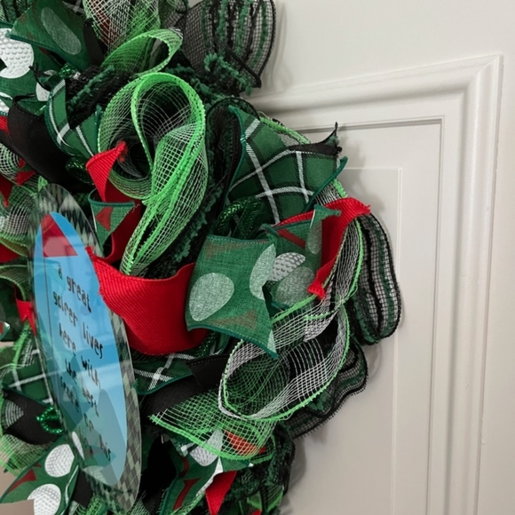 Golf wreath - Picture 2 of 2